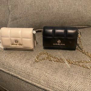 MK mini CB (Pink Only) $45 never used. Soft leather and carry anywhere.